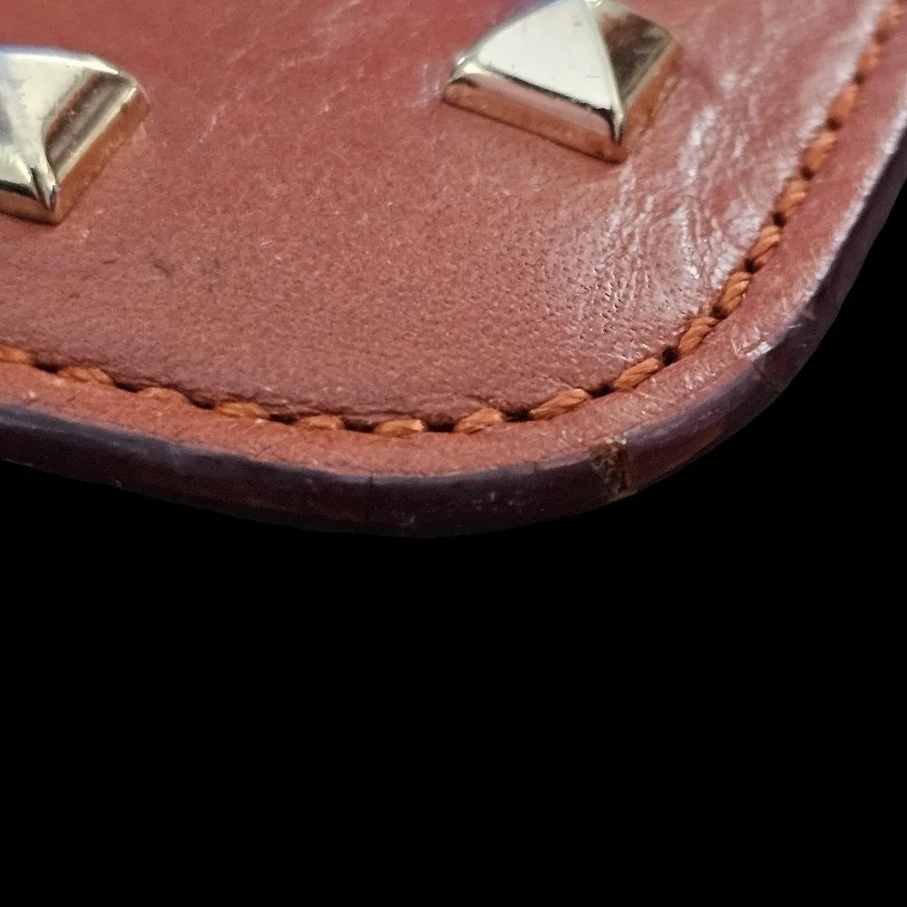 Rebecca Minkoff Kerry Leather Studded Pouch Clutch Carry All